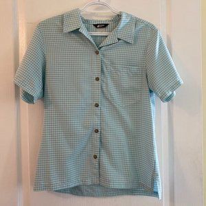 Women's Short Sleeve Plaid Shirt